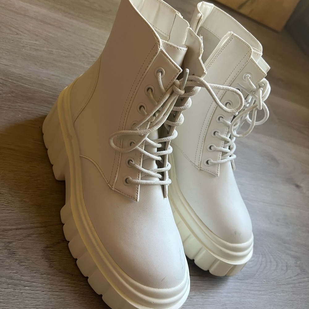Alternative White Platform Boots - image 1